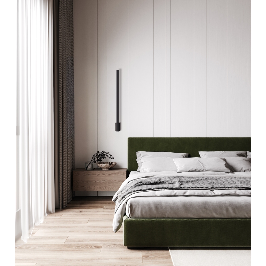 LED Външно стенна лампа YALTE LED/10W/230V 3000K IP54 черна