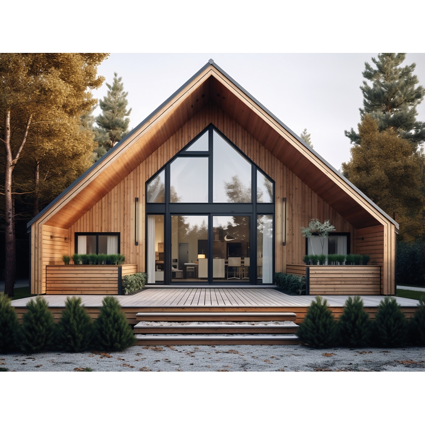 LED Екстериорен аплик YALTE LED/8W/230V 4000K IP54 черен