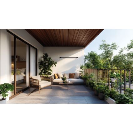 LED Екстериорен аплик YALTE LED/11W/230V 3000K IP54 черен