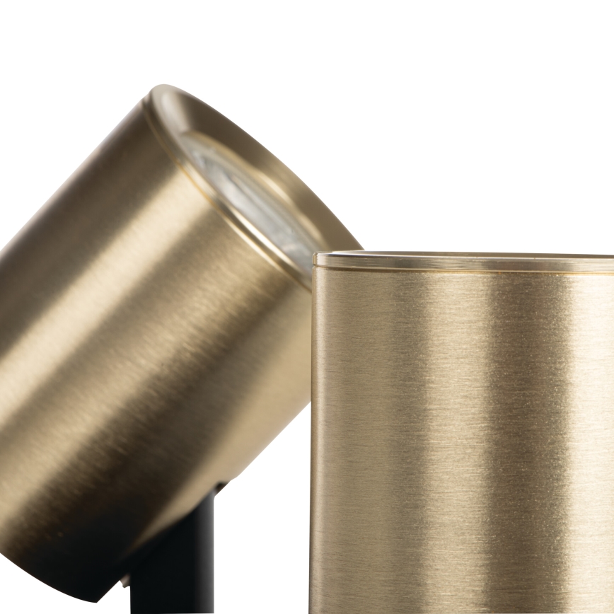 Спот LAURIN 3xGU10/10W/230V месинг/черен