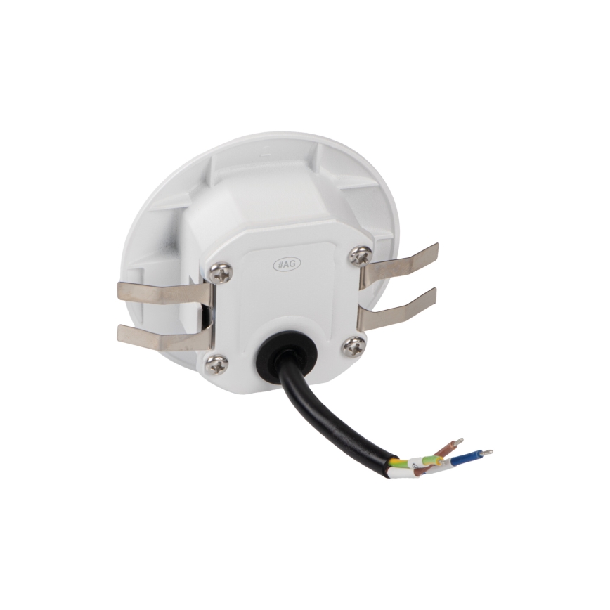 LED осветително тяло за стълбище със сензор за движение и сумрак EXIN LED/2,5W/230V 3000K IP65, бяло, кръгло