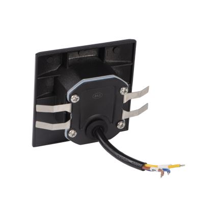 LED стълбищно осветително тяло EXIN LED/2,5W/230V 3000K IP65 черно правоъгълно