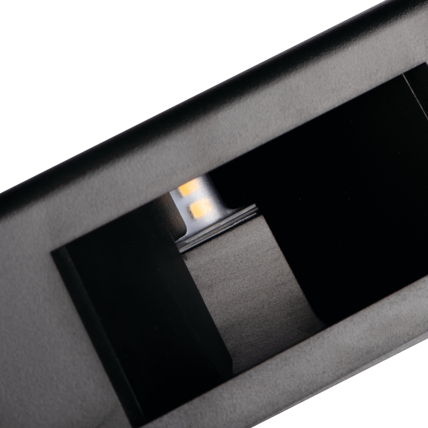 LED външно стенно осветително тяло REFAZI LED/6W/230V IP54 черно