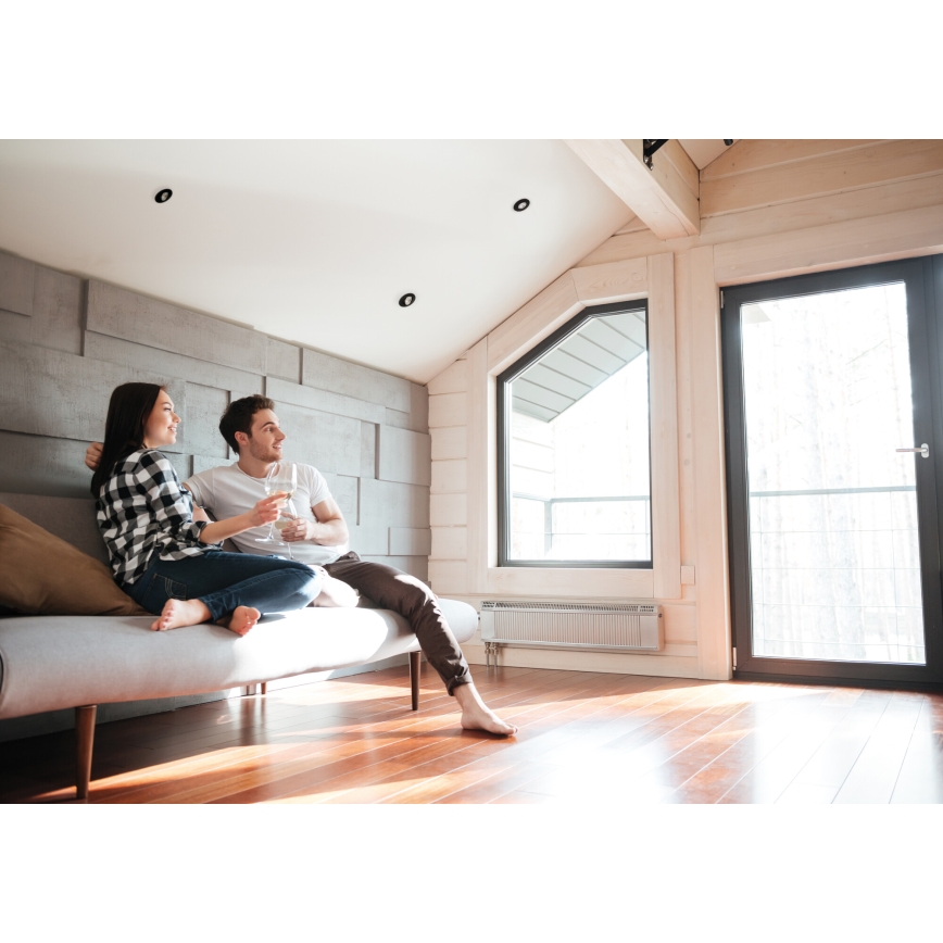 LED вградено осветително тяло FIZU LED/4W/230V 3000/4000/6500K черно