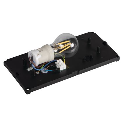 Външно стеново осветително тяло LERTO 1xE27/15W/230V IP54 черно
