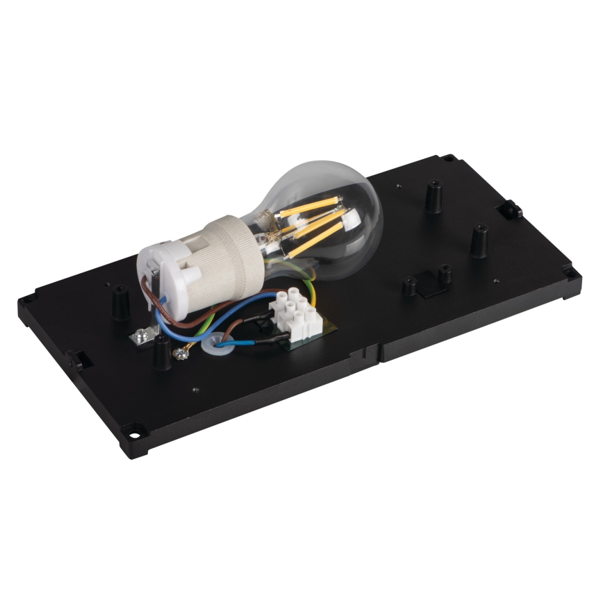 Външно стеново осветително тяло LERTO 1xE27/15W/230V IP54 черно