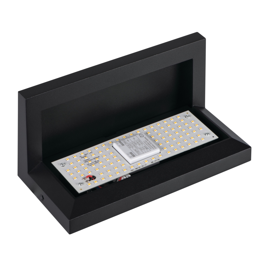 LED външно стенно осветително тяло LERTO LED/12W/230V IP54 черно