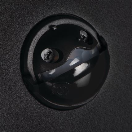 LED външно стенно осветително тяло със сензор за движение и сумрак XERTO LED/20W/230V 3000/4000/6500K IP44 черно