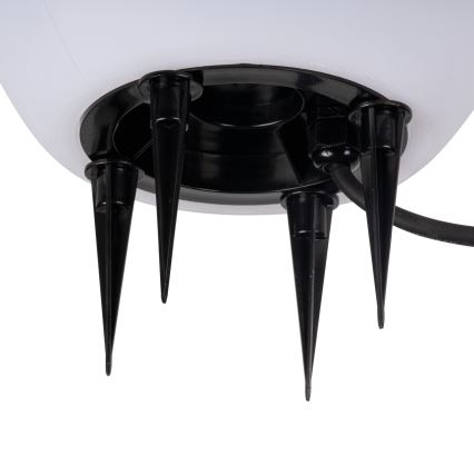 Външна лампа STONO 1xE27/20W/230V Ø 40 см IP65 бяла