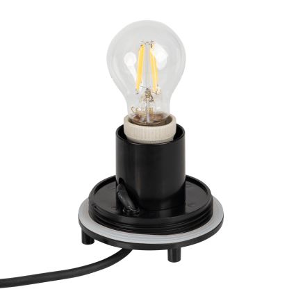 Външна лампа STONO 1xE27/20W/230V Ø 40 см IP65 бяла