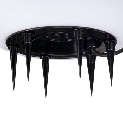 Външна лампа STONO 1xE27/20W/230V Ø 50 см IP65 бяла