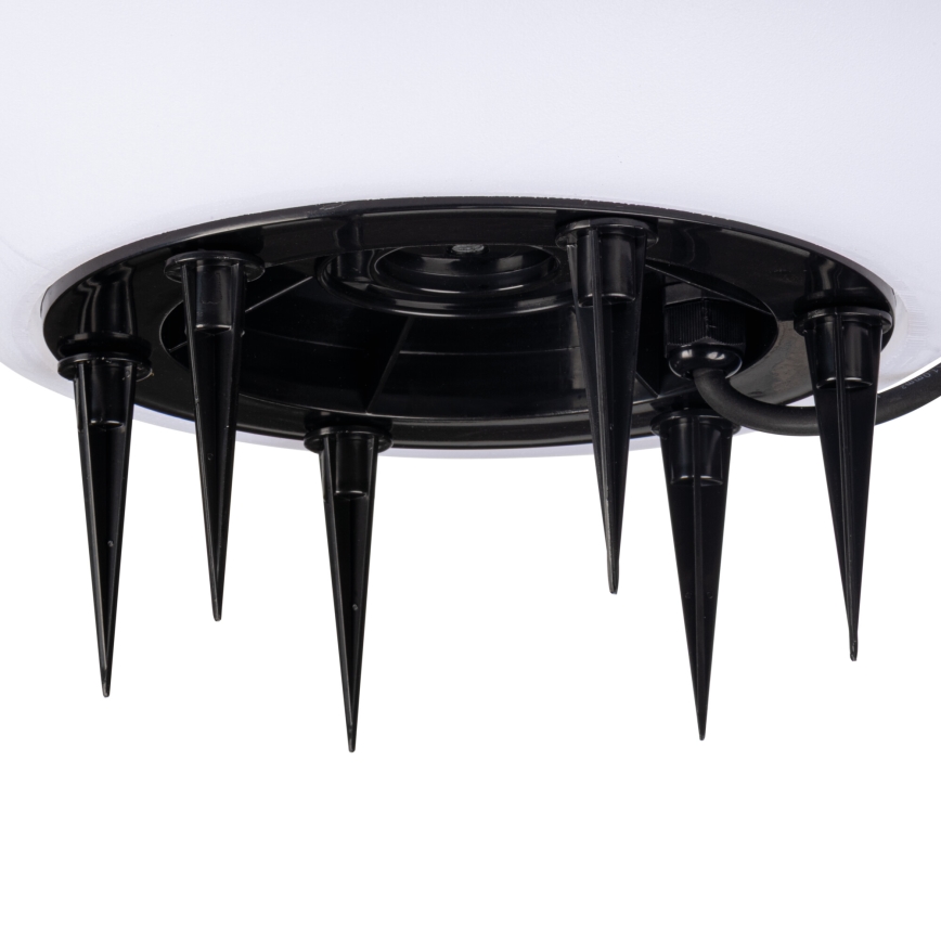 Външна лампа STONO 1xE27/20W/230V Ø 50 см IP65 бяла