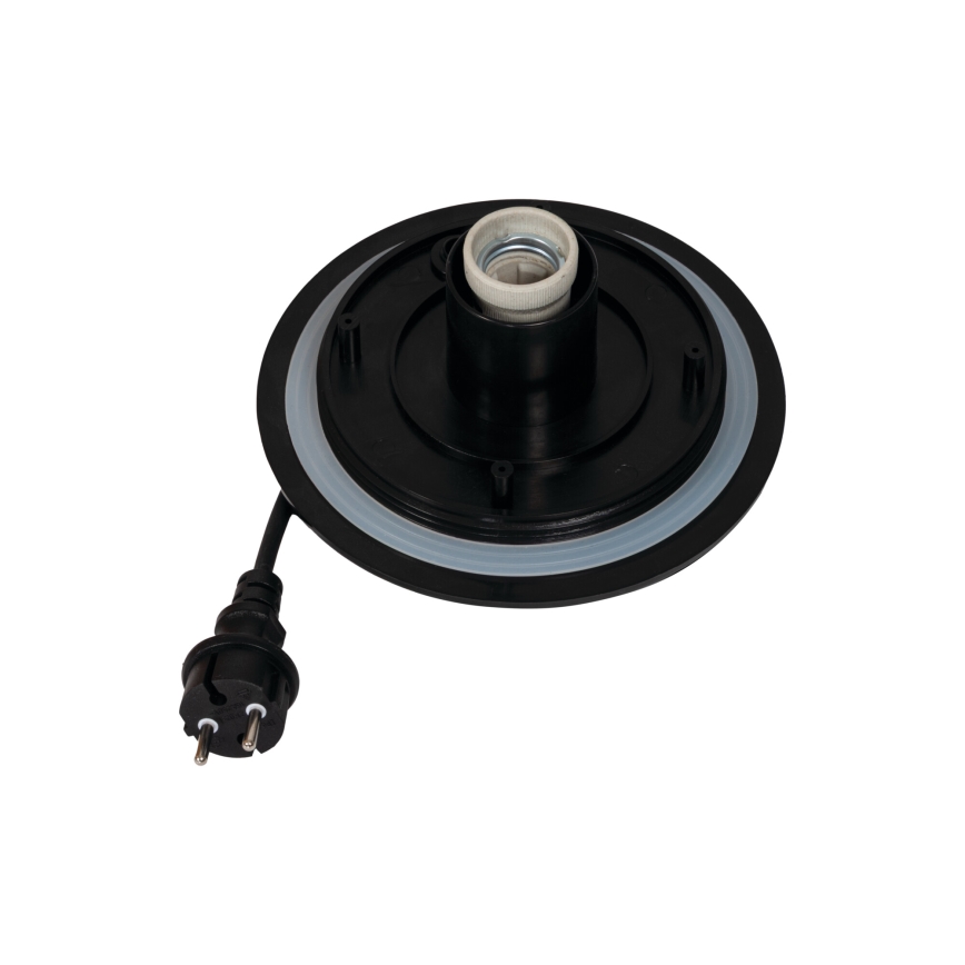 Външна лампа STONO 1xE27/20W/230V Ø 50 см IP65 бяла