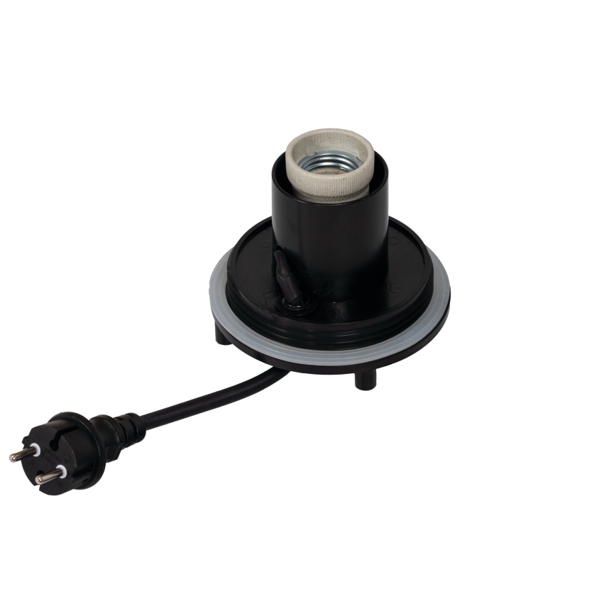 Външна лампа STONO 1xE27/20W/230V, Ø 40 см, IP65, бежова