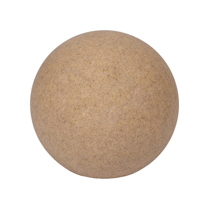 Външна лампа STONO 1xE27/20W/230V Ø 50 см IP65 бежова