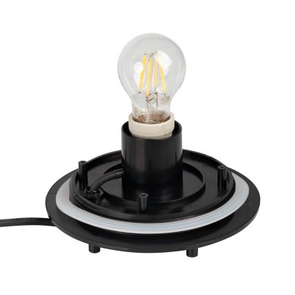 Външна лампа STONO 1xE27/20W/230V Ø 50 см IP65 бежова