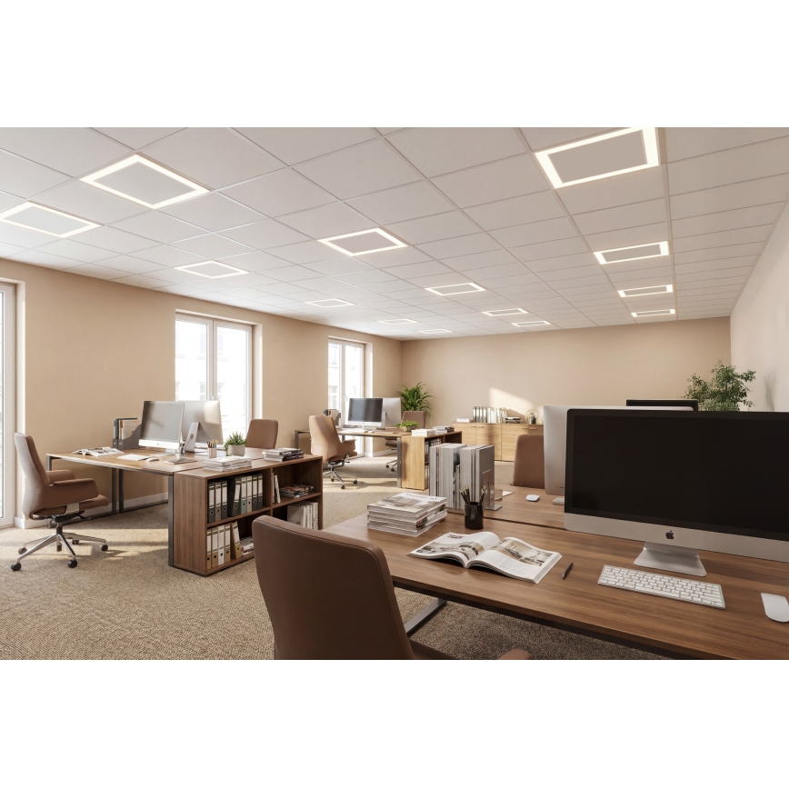 LED рамка за окачен таван AVAR LED/32W/230V 3000/4000/6000K 60x60 cm UGR19