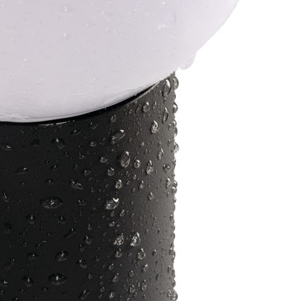 Външна стенна лампа със сензор за движение и сумрак STONO 1xE27/15W/230V IP65 антрацит