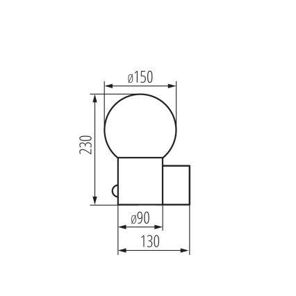 Външна стенна лампа със сензор за движение и сумрак STONO 1xE27/15W/230V IP65 антрацит