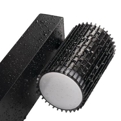 Външна лампа RADILO 1xGU10/11W/230V 80 cm IP44 черна