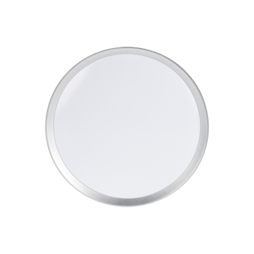 Димируемо LED таванно осветително тяло LIXAN LED/47W/230V 3000-6500K Ø 38,6 cm бяло/сребристо + дистанционно управление