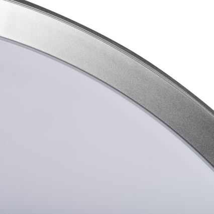 Димируемо LED таванно осветително тяло LIXAN LED/47W/230V 3000-6500K Ø 38,6 cm бяло/сребристо + дистанционно управление