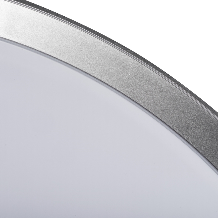 Димируемо LED таванно осветително тяло LIXAN LED/47W/230V 3000-6500K Ø 38,6 cm бяло/сребристо + дистанционно управление