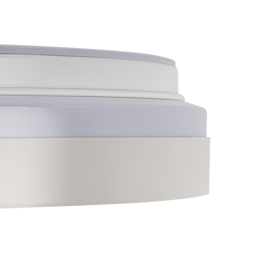 Димируемо LED таванно осветително тяло LIXAN LED/47W/230V 3000-6500K Ø 38,6 cm бяло/сребристо + дистанционно управление