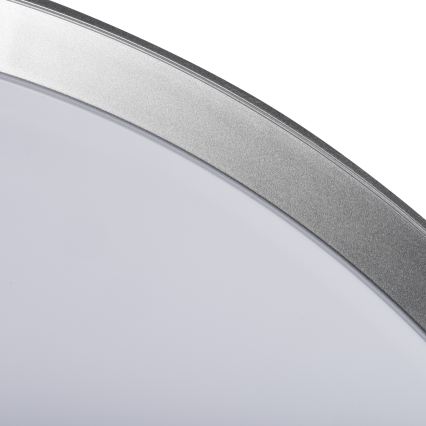 LED димируема таванна лампа LIXAN LED/65W/230V 3000-6500K диам. 48,6 cm бял/сребрист + дистанционно управление
