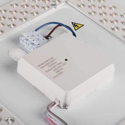 LED димируемо таванно осветително тяло LIXAN LED/65W/230V 3000-6500K Ø 48,6 см, бяло/черно + дистанционно управление