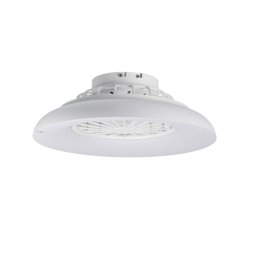 LED RGBW Димируемо таванно осветително тяло с вентилатор PLAVE PAN LED/24W/230V 3000-6500K Ø 48,5 см бяло + дистанционно управление