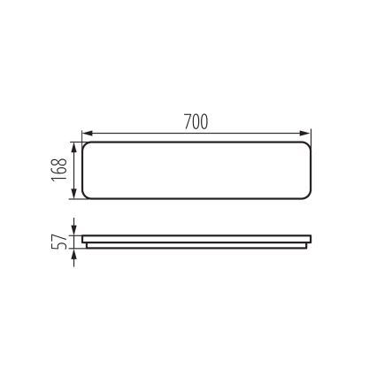 LED Плафониера LINCEA LED/15/20/24W/230V 3000/4000/6500K IK08 IP40