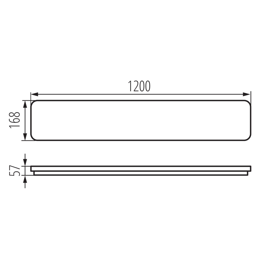 LED Плафониера LINCEA LED/30/38/45W/230V 3000/4000/6500K IK08 IP40