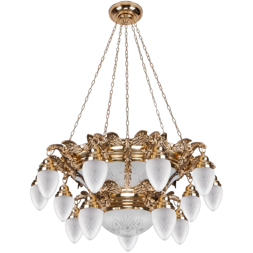 Kemar OW150 - Полилей OURO EAGLE 15xE27/60W/230V + 6xE27/100W/230V