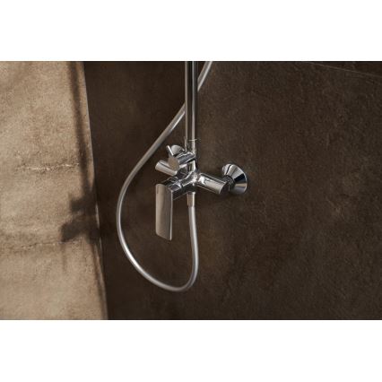 KFA Armatura 4426-910-00 - Душ комплект с кранче AGAT лъскав хром