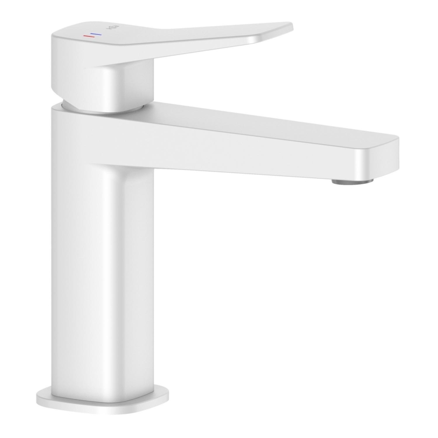 KFA Armatura 4522-815-44 - Смесител за умивалник + излив MALAGA 15,9 cm бял