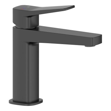 KFA Armatura 4522-815-81 - Смесител за мивка + изпразнител MALAGA 15,9 см черен