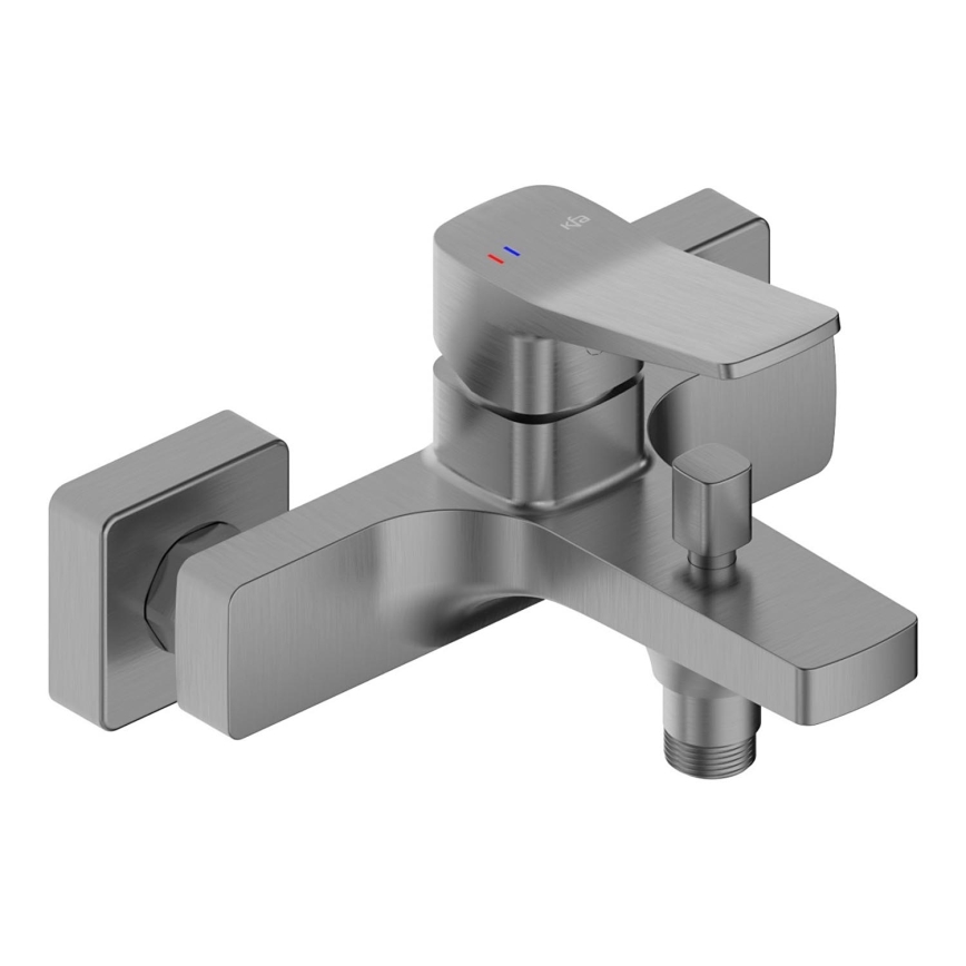 KFA Armatura 4524-010-61 - Смесител за вана MALAGA, металически сив