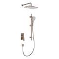 KFA Armatura 4529-301-34 - Душ комплект с вградена смесителна батерия MALAGA, розово злато
