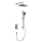 KFA Armatura 4529-301-61 - Комплект за душ с вграден смесител MALAGA, металически сив
