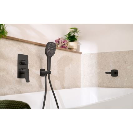 KFA Armatura 4529-501-81 - Комплект за душ с вграден смесител MALAGA черен