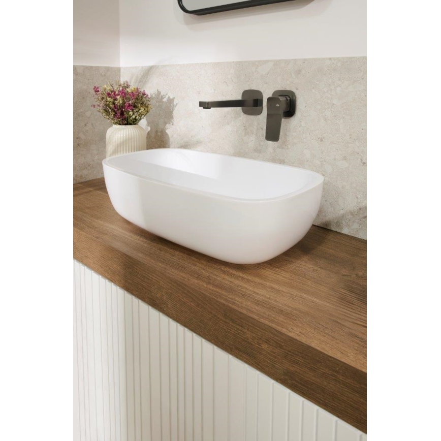 KFA Armatura 4529-810-61 - Смесител за умивалник за вграден монтаж MALAGA металик сив