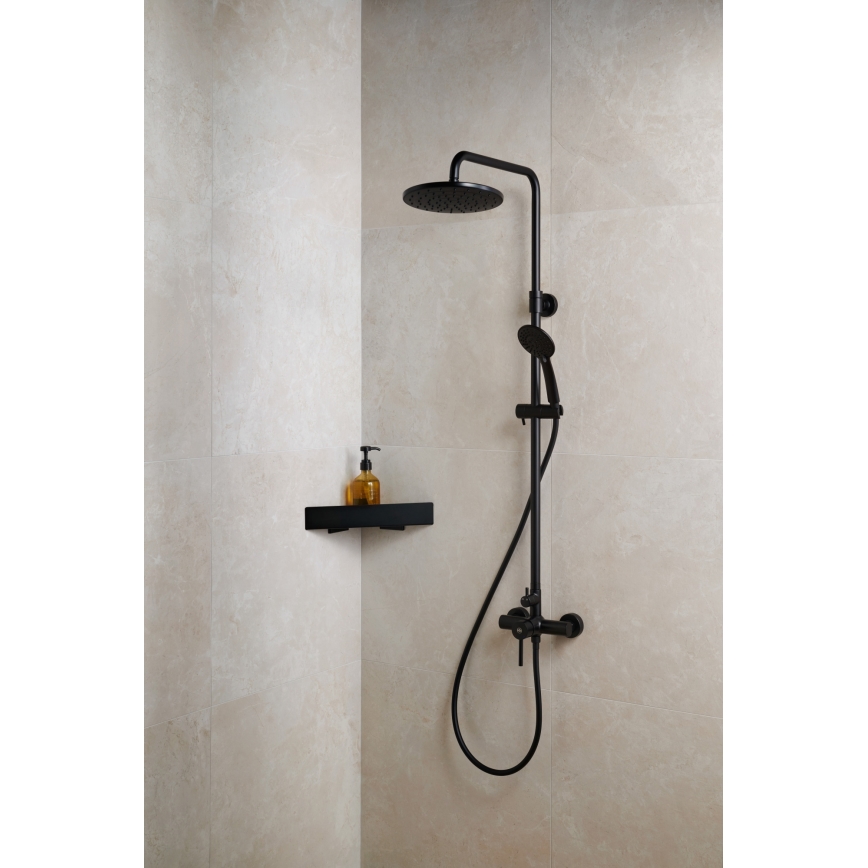 KFA Armatura 5036-910-81 - Душ комплект с кранче MOZA месинг/матов черен