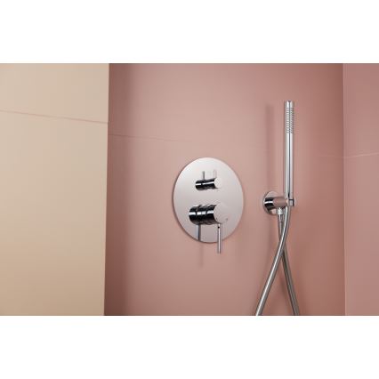 KFA Armatura 5039-501-00 - Душ к-кт със скрит кран MOZA лъскав хром