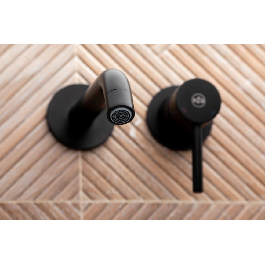 KFA Armatura 5039-810-81 - Смесител за мивка за скрит монтаж MOZA матов черен