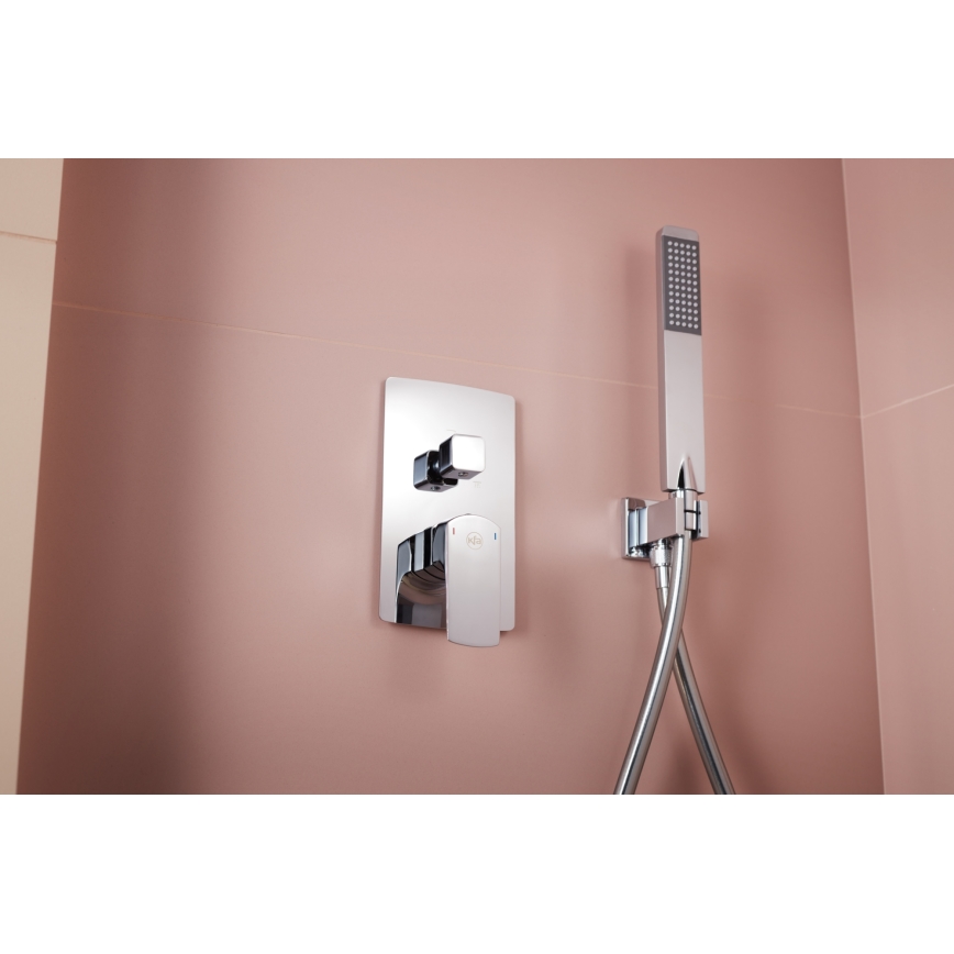 KFA Armatura 5539-511-00 - Душ к-кт със скрит кран MOKAIT лъскав хром