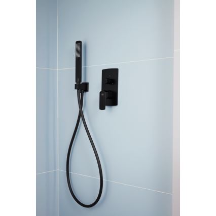 KFA Armatura 5539-511-81 - Душ к-кт със скрит кран MOKAIT месинг/матов черен