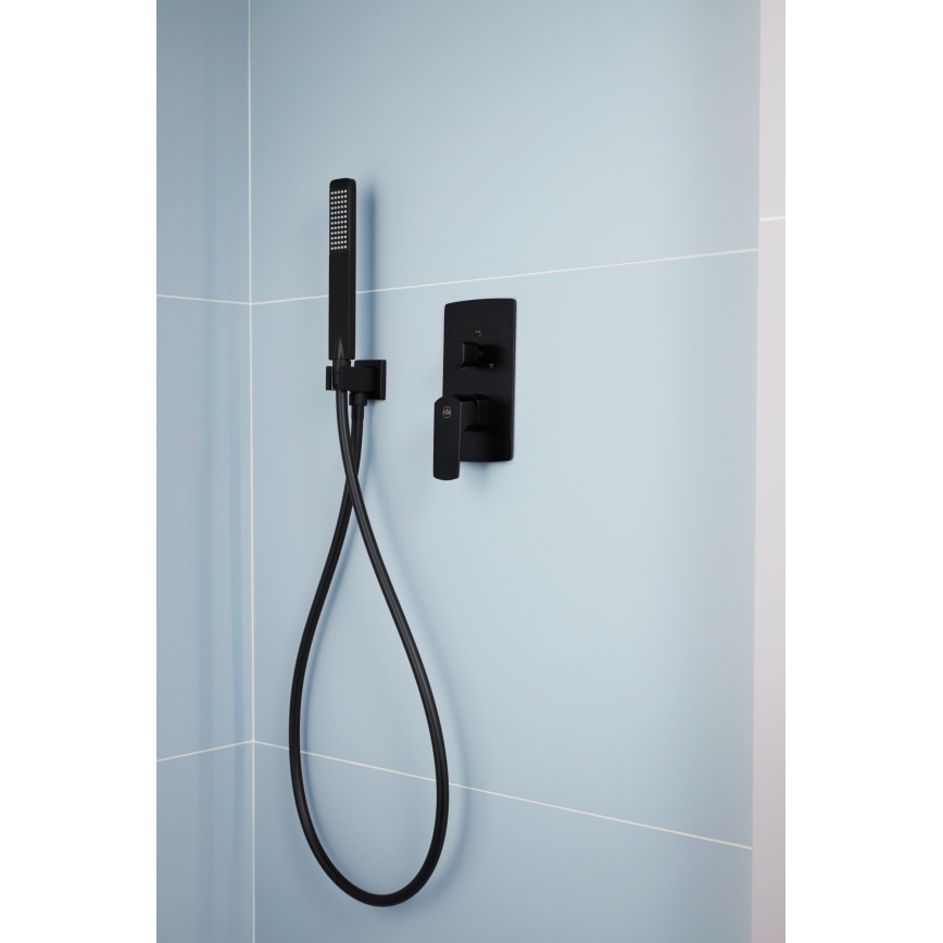 KFA Armatura 5539-511-81 - Душ к-кт със скрит кран MOKAIT месинг/матов черен