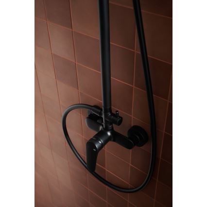 KFA Armatura 5556-910-81 - Душ комплект с кранче OTAVA месинг/матов черен