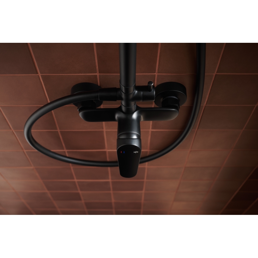 KFA Armatura 5556-910-81 - Душ комплект с кранче OTAVA месинг/матов черен